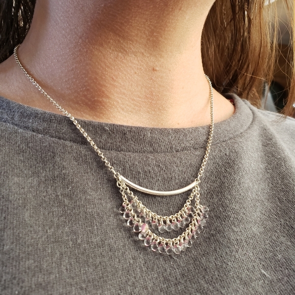 Ten Kisses Jewelry Jewelry - 3 for $15 - Pink Crystal Necklace